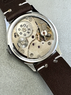 VINT ROLEX MARCONI ORANGE  DIAL   WIND UP CA 57 NO RESERVE PRICE