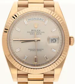 ROLEX DAY DATE PRESIDENT WATCH #228235 EVEROSE DIAMOND DIAL 40MM   BOX