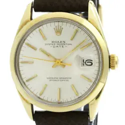 ROLEX OYSTER PERPETUAL DATE 1550 MEN'S WATCH FROM JAPAN G0804