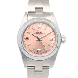 ROLEX OYSTER PERPETUAL WATCHES 76080 STAINLESS STEEL NO. Y 2002 OVERHAULED USED