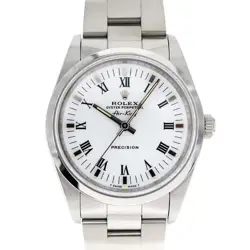 ROLEX 14000 AIR-KING WHITE ROMAN AUTOMATIC N SERIAL #KN374