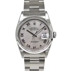 ROLEX 16200 DATEJUST MEN'S AUTOMATIC SILVER P SERIAL #KN299