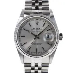 ROLEX 16220 DATEJUST SILVER #KN306