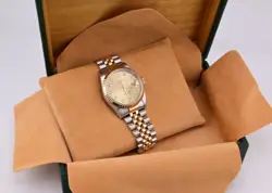 Super Gorgeous 16233 Rolex Datejust Diamond Dial Complete Full Set Box & Papers