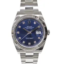 ROLEX 126334G DATEJUST 41 BLUE #KN068