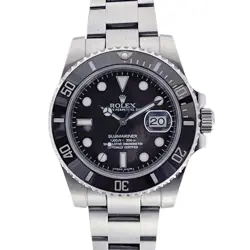 ROLEX 116610 SUBMARINER BLACK #KN132