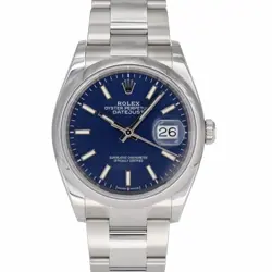ROLEX 126200 DATEJUST 36 BRIGHT BLUE #KN191