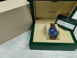 ROLEX 16613 SUBMARINER BLUE VINTAGE FROM 1997, 40MM, WITH SERVICED CARD !!