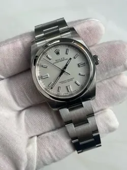 ROLEX OYSTER PERPETUAL 116000 STEEL WHITE DIAL 36MM