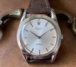 BEAUTIFUL ROLEX CELLINI CAL. 1601 MANUAL WIND MOVEMENT IN STAINLESS STEEL CASE!