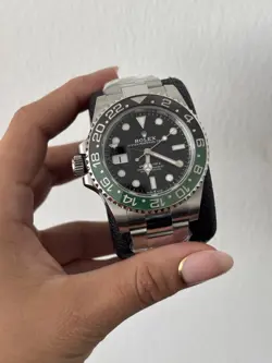 2024 ROLEX GMT-MASTER II SPRITE 40MM OYSTER STEEL 126720VTNR - BOX & PAPERS