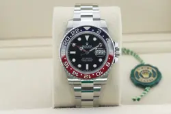 Rolex GMT-Master II 40mm Pepsi, Black Dial, Ceramic Bezel - Steel, 126710BLRO