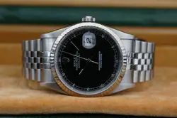 ROLEX 16234 BLACK DATEJUST 36MM 2001