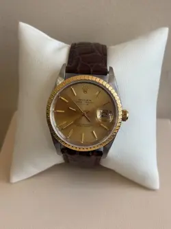 ROLEX 34 OYSTER PERPETUAL DATE 15223 CIRCA 1990