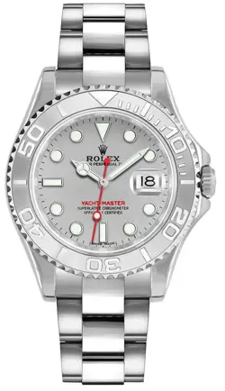 ROLEX YACHT-MASTER 16622 40MM RHODIUM GREY DIAL STAINLESS STEEL MEN'S WATCH