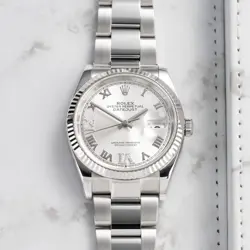ROLEX DATEJUST 126234 FACTORY 6/9 DIAMOND DIAL STAINLESS STEEL OYSTER BRACELET
