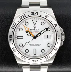 ROLEX EXPLORER II WHITE DIAL 42MM WATCH ONLY - 216570