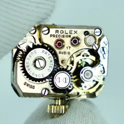 (9ct Gold) Vintage Rolex Lady Art Deco Watch 13mm Antique Beautiful Bracelet