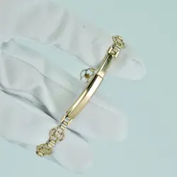 (9ct Gold) Vintage Rolex Lady Art Deco Watch 13mm Antique Beautiful Bracelet