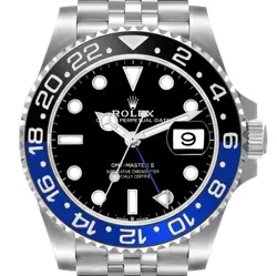 ROLEX GMT MASTER II BATGIRL BEZEL STEEL AUTOMATIC MENS WATCH 126710