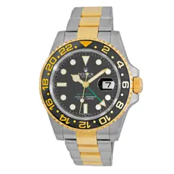 ROLEX STAINLESS STEEL & 18K YELLOW GOLD 40MM GMT MASTER II 116713 WARRANTY BOX