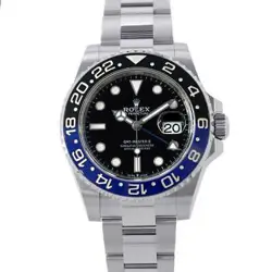 ROLEX GMT MASTERⅡ 40MM STAINLESS STEEL BLACK DIAL 126710BLNR