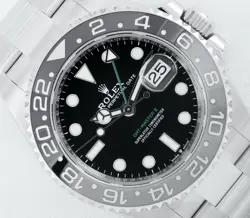 ROLEX GMT-MASTER II 40MM 126710 GRNR BRUCE WAYNE OYSTER BRACELET BOX PAPER