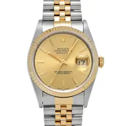 ROLEX DATEJUST 16233 CHAMPAGNE WATCH 682323