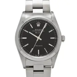 ROLEX AIR-KING 14000 BLACK WATCH 681858