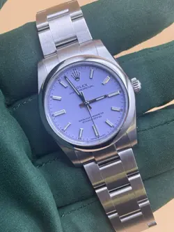 2025 Rolex Oyster Perpetual 34mm  124200 Lavender Dial