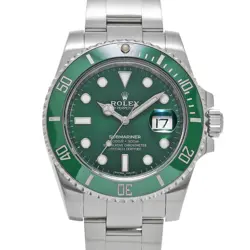 ROLEX SUBMARINER DATE 116610LV GREEN WATCH 684445