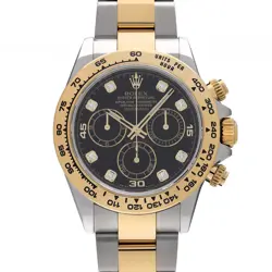 ROLEX COSMOGRAPH DAYTONA 116503G BLACK/DIAMOND WATCH 684462