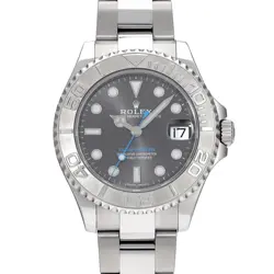 ROLEX YACHT-MASTER 37 268622 SLATE GRAY WATCH 684464