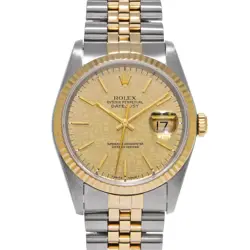 ROLEX DATEJUST 16233 CHAMPAGNE COMPUTER WATCH 680072
