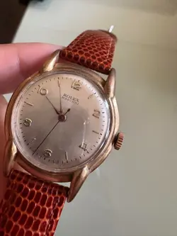 Rolex Marconi Dial Men's Wristwatch Vintage 1910s 32mm Manual Winding Watch USED