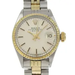 ROLEX 6517 DATE CAL.1161 OYSTER PERPETUAL WATCHES SILVERDIAL STAINLESS STE...