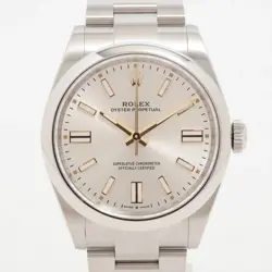 ROLEX OYSTER PERPETUAL 134300 SS SS AT SILVER-FACE 1 EXTRA LINK