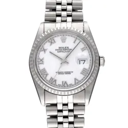 ROLEX DATEJUST 16220 WHITE WATCH 681439