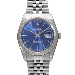 ROLEX DATEJUST 16234 BLUE WATCH 685489