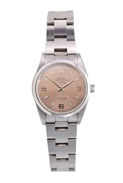 Rolex Air-King Watch Ref 14000M 34mm Salmon Dial,  Circa 2001 Full Set
