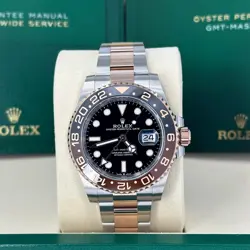 ROLEX GMT-MASTER II ROOTBEER, BLACK DIAL 40MM, OYSTER 126711CHNR-0002 MINT 2024