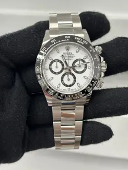 ROLEX PANDA DAYTONA 116500LN BLACK CERAMIC STAINLESS STEEL BOX PAPER 2022