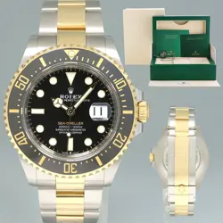 2022 NEW PAPERS ROLEX 126603 SEA-DWELLER 43MM TWO-TONE YELLOW GOLD STEEL WATCH