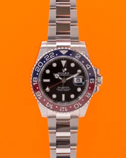 ROLEX GMT MASTER II 40MM 126710BLRO PEPSI ON OYSTER 2023