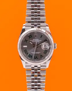 UNWORN ROLEX DATEJUST 36MM 126234 WIMBLEDON DIAL FLUTED JUBILEE 2025