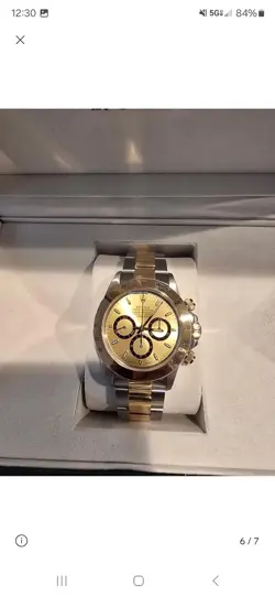 Rolex Daytona 16523 40MM Champagne 18K YG Two-Tone T-Serial Numbering