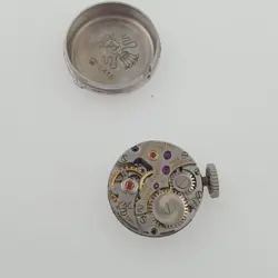 Vintage Rolex Lady Watch with Diamonds Tennis Bracelet White Gold 14k