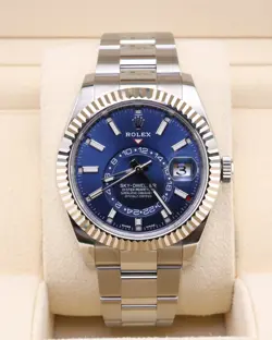 ROLEX SKY-DWELLER BLUE DIAL 326934 OYSTER UNWORN FULL SET 2018