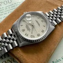 1989 Rolex Datejust Stainless 16220 - Roman Numeral Cream Anniversary Dial