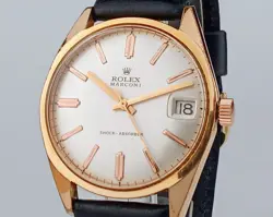 NICE VINTAGE ROLEX MARCONI MEN'S WATCH GOLD PLATED CASE FROM 45'S SERVICED!